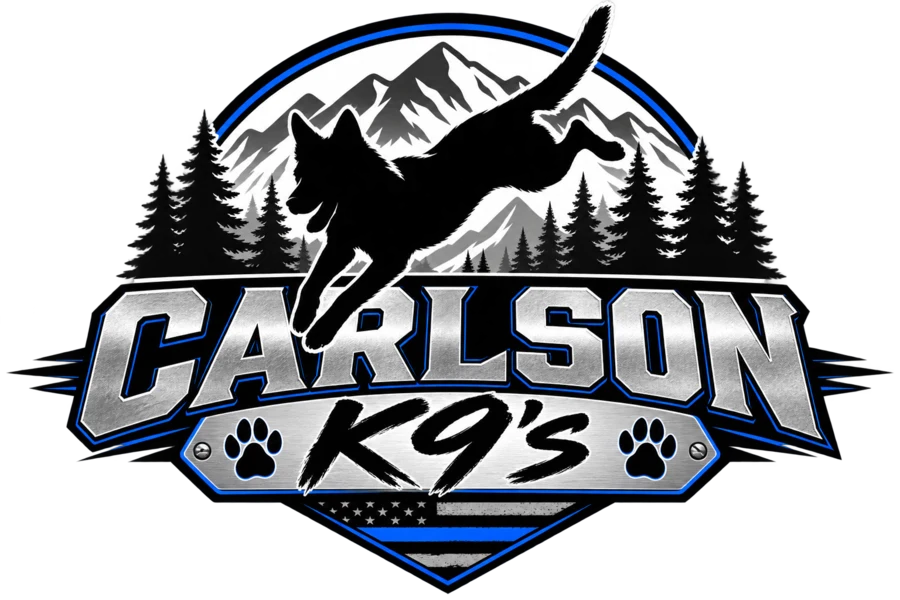 Carlson K9's working dog training logo